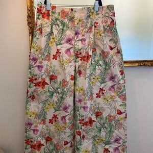 Zara Multicolor Floral Pants